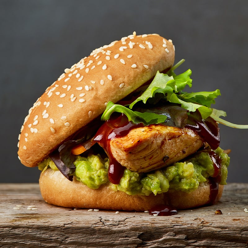 Ghani's crispy chicken burger